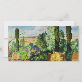 Tarjeta Paisaje ucraniano (granjas rurales) (arte de Ucran