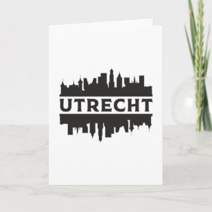 Tarjeta Paisaje Urbano De La Ciudad De Utrecht Regalo Dive