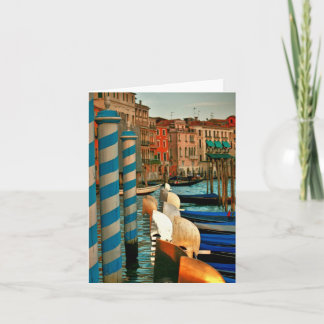 Tarjeta Paisaje veneciano clásico
