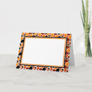Tarjeta Paisley de otoño