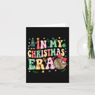 Tarjeta Pajamas familiares en la era de mis Navidades