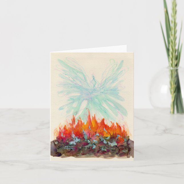 TARJETA PÁJARO DE PHOENIX (Anverso)