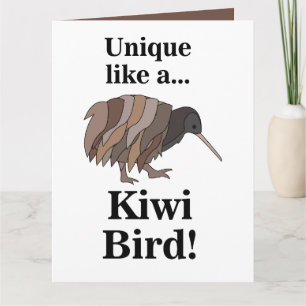 Tarjeta Pájaro Kiwi