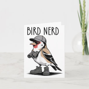 Tarjeta Pájaro Nerd Funny Bird Watchers For Bird Watchers 