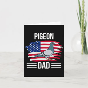 Tarjeta Pájaro Nosotros Bandera 4 De Julio Día Del Padre P