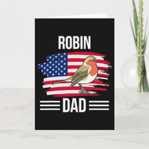Tarjeta Pájaro Nosotros Bandera 4 De Julio Día Del Padre R