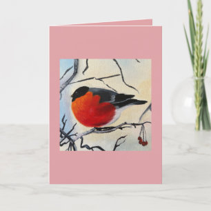 Tarjeta Pájaro rojo