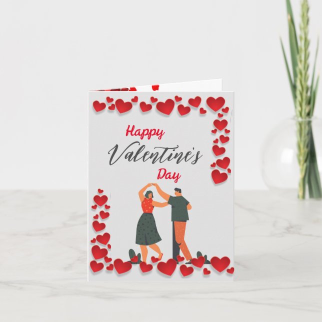 Tarjeta Pájaros de San Valentín (Anverso)