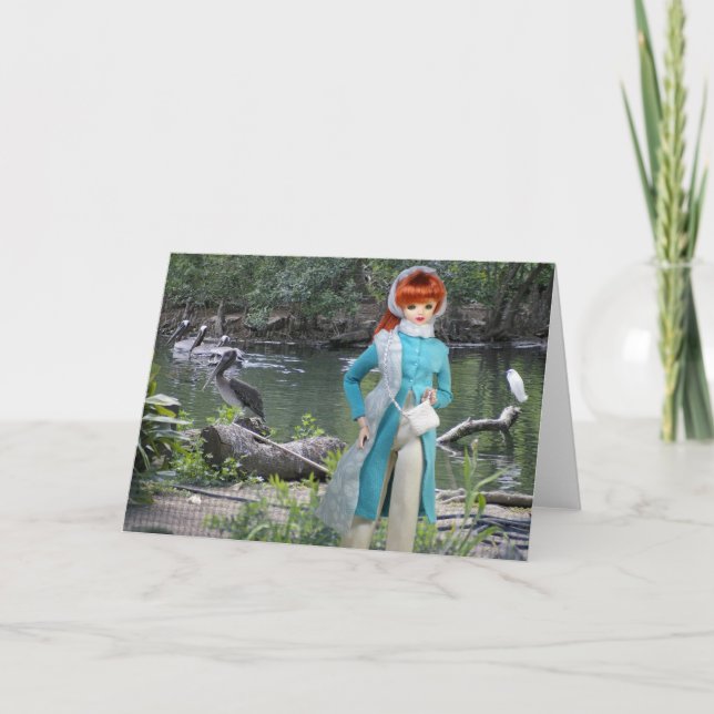 Tarjeta Pájaros del parque zoológico de Verdi - de Houston (Anverso)