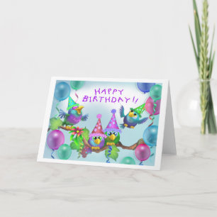 Tarjeta Pájaros no enojados