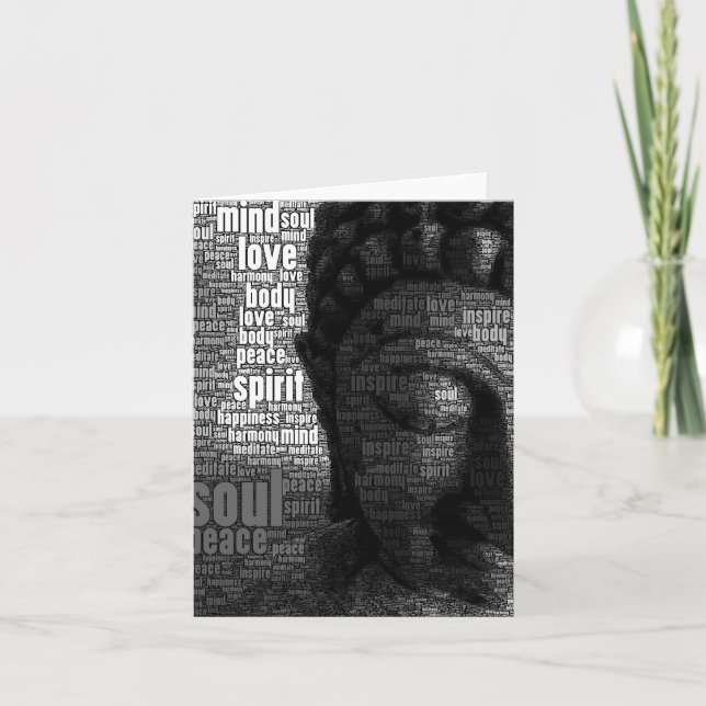 Tarjeta Palabras budistas de la sabiduría (Anverso)