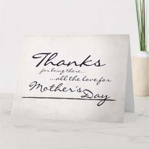 Tarjeta Palabras cariñosas para el Día de la Madre con gra