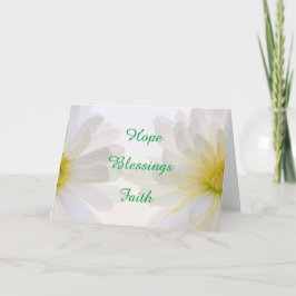 Tarjeta Palabras De Confort Daisy Mejorarse