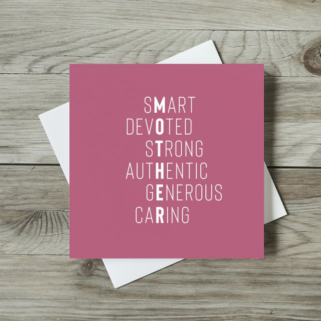 Tarjeta Palabras de madre definición de crucigrama saludo  (Subido por el creador)