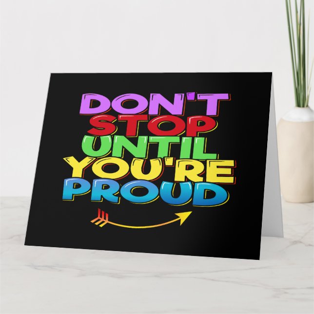 Tarjeta Palabras de sabiduría divertida (Anverso)