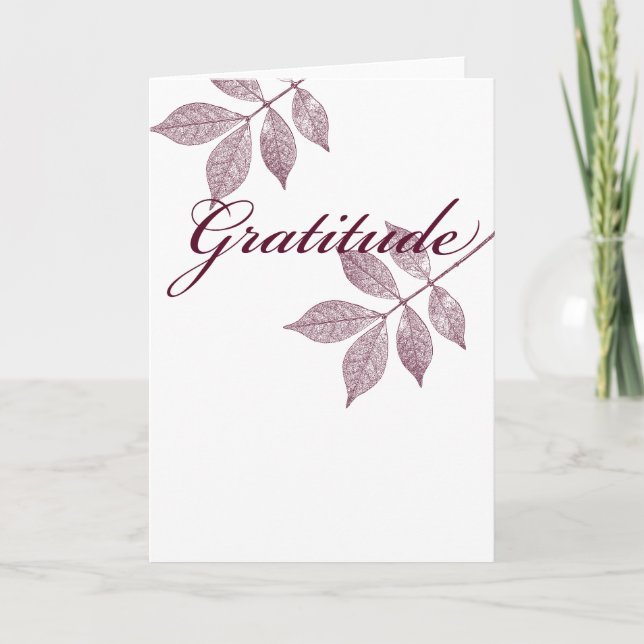 Tarjeta Palabras inspiradoras Gratitud (Anverso)