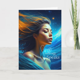 Tarjeta Palabras mortales | Meditación Arte Celestial