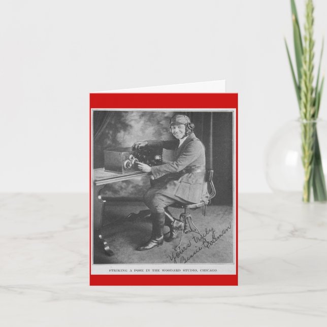 Tarjeta Palabras sabias: Bessie Coleman (Anverso)