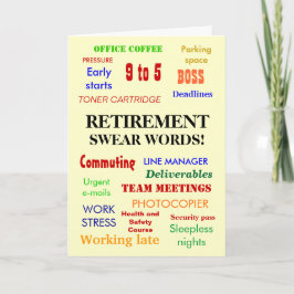 Tarjeta ¡Palabras suaves de retiro! - Añadir una imagen