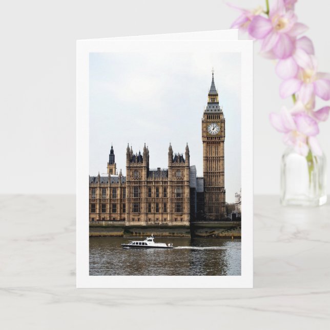 Tarjeta Palacio de la Policía de Westminster, Londres (Orquídea)