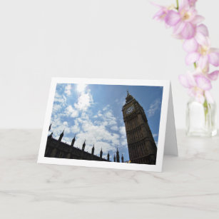 Tarjeta Palacio De Westminster, La Torre Elizabeth, Londre