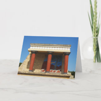 Tarjeta Palacio Minoano de Knossos
