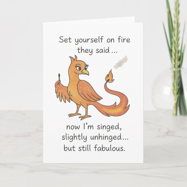 Tarjeta pálida y levemente desquiciada (Anverso)