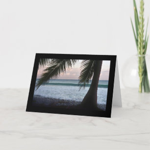Tarjeta Palm Beach Scene