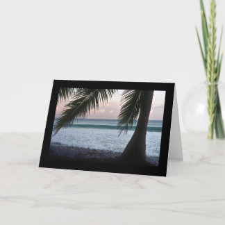 Tarjeta Palm Beach Scene