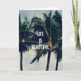 Tarjeta Palm Trees de Hawaii