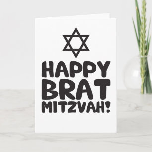 Tarjeta Palo de golf feliz Mitzvah (barra/palo Mitzvah)