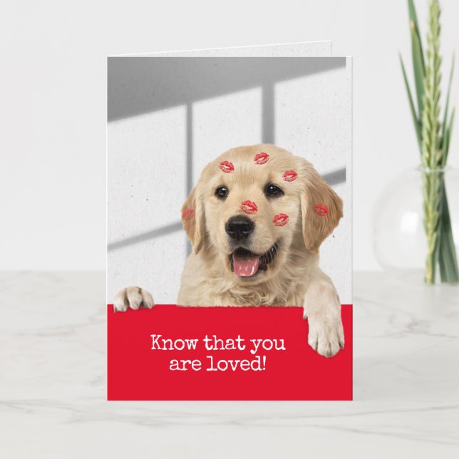 Tarjeta Palo de labios de San Valentín (Anverso)