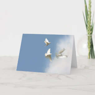 Tarjeta Palomas voladoras