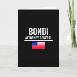 Tarjeta Pam Bondi Fiscal General de la Elección del Presid