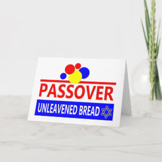 Tarjeta Pan ácimo del Passover