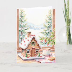 Tarjeta Pan de jengibre de Navidad