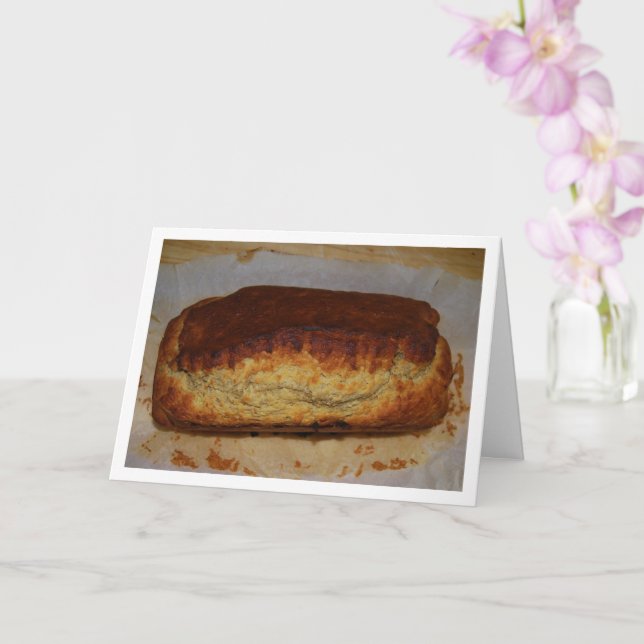 Tarjeta Pan de pastel de banana (Orquídea)