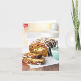 Tarjeta Pan del remolino de la calabaza