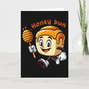Tarjeta Pan Dulce de San Valentín Honey Bun Cinnamon