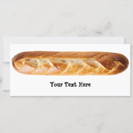 Tarjeta Pan Francés Barra de Pan Baguette Personalizado