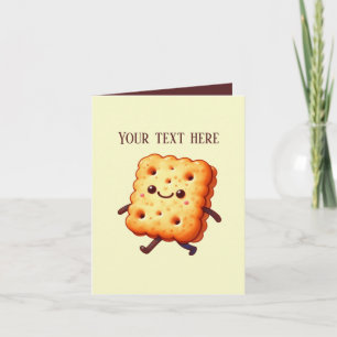 Tarjeta Panadería de vendedores de galletas personalizable