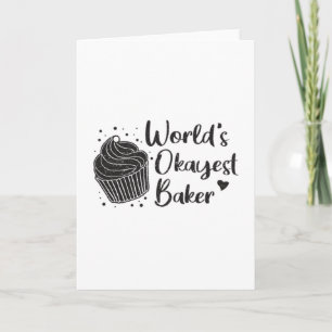 Tarjeta Panadería Horneado Regalo divertido de pan de pan 
