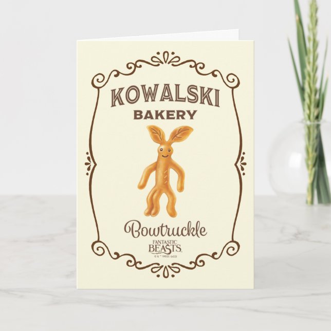 Tarjeta Panadería Kowalski - Bowtruckle (Anverso)