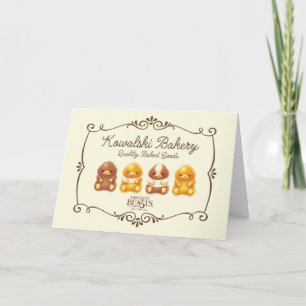 Tarjeta Panadería Kowalski - Nifflers para bebés