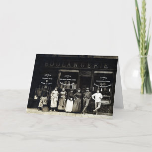Tarjeta Panadería parisiense 1900