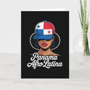 Tarjeta Panamá Afro Latino Panameño Orgullo Panameño País