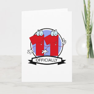 Tarjeta Pancarta oficial de cumpleaños 11