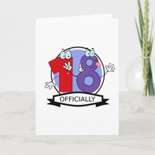 Tarjeta Pancarta oficial de cumpleaños 18