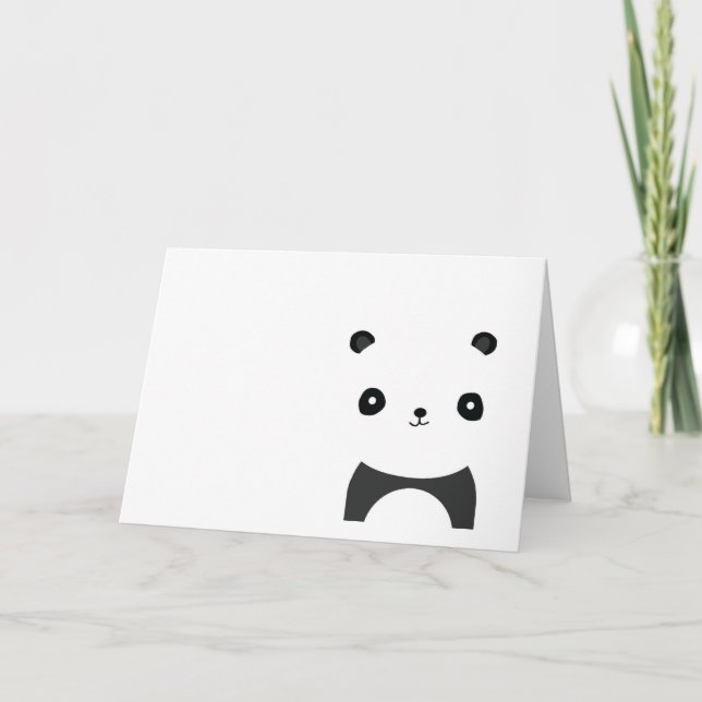 Tarjeta Panda Bear Hugs (Anverso)