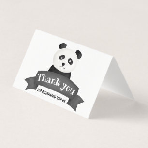Tarjeta Panda Birthday   Gracias